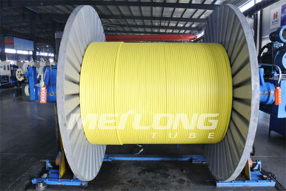 PVDF encapsuló la línea de control del tubo capilar de los Ss Flatpack para el petróleo y gas Wells
