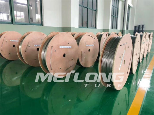 3 / 8&quot; Od X 0,065&quot; línea geotérmica de la inyección del martillo de la tubería del peso arrolló el metal