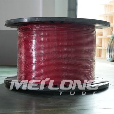Línea de control encapsulada del duplex 2205 Santoprene TPV el 1/2 ' OD X 0,065&quot; PESO