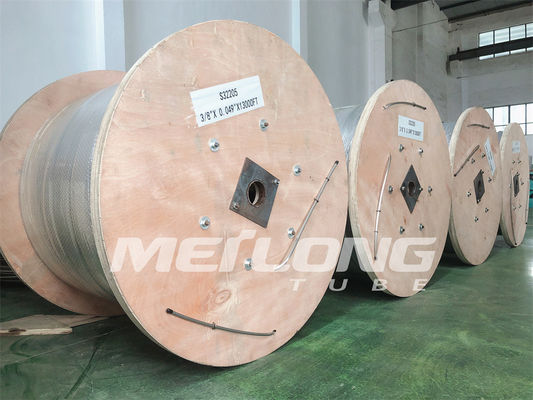 Tubería en espiral de acero inoxidable de la inyección del SGS BV del tubo del capilar de acero químico inconsútil de la bobina