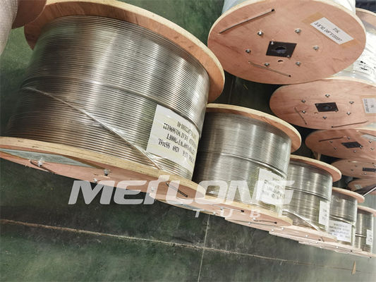 tubería en espiral de acero inoxidable el 12000M Capillary Coiled Tubing de 0.035psi Incoloy 825