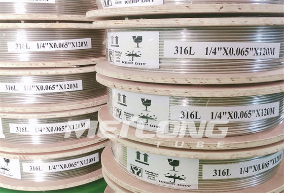 Línea capilar probada hidrostática del capilar del acero inoxidable ASTM A789 Incoloy 825