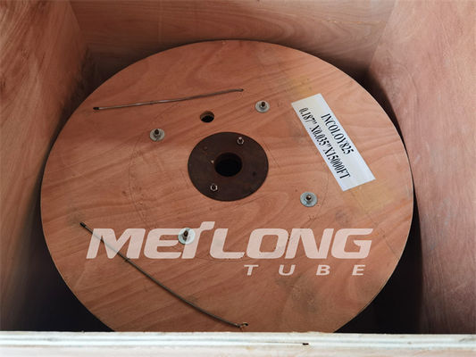 Tubo capilar de paredes delgadas de acero inoxidable Eddy Current Tested Annealed de la tubería hidráulica de los SS